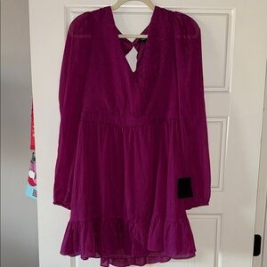 Women’s Pink Long Sleeve Dress
